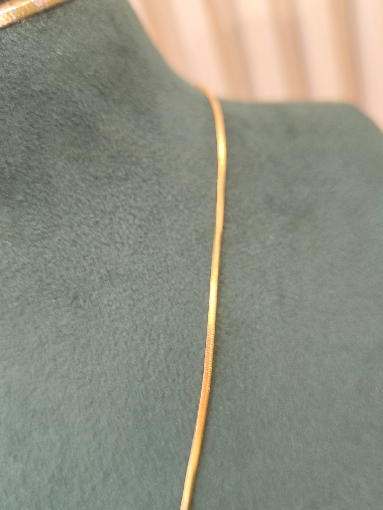 Sleek Gold Flat Chain