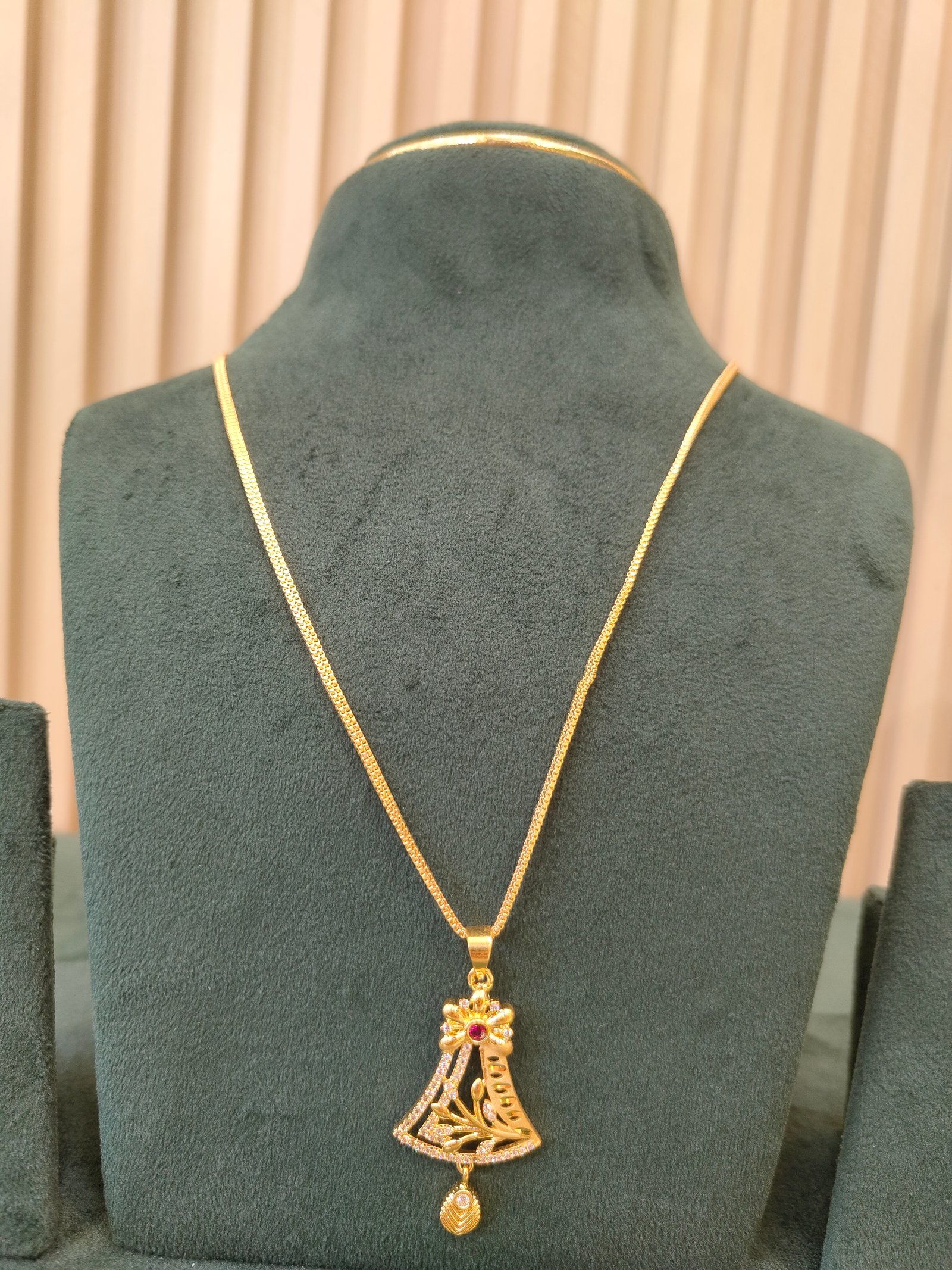 Charming Bell Pendant and Earrings Set