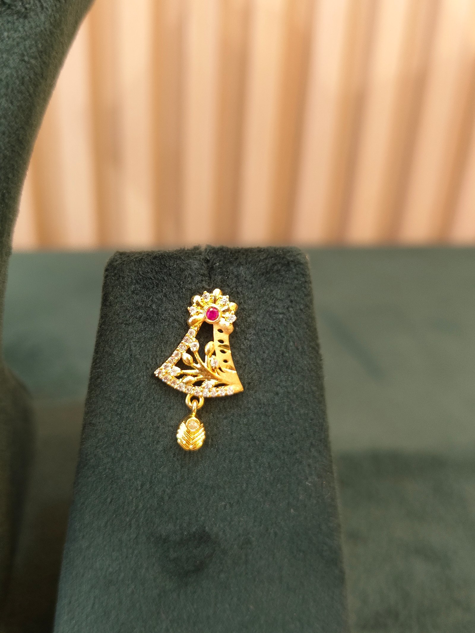 Charming Bell Pendant and Earrings Set