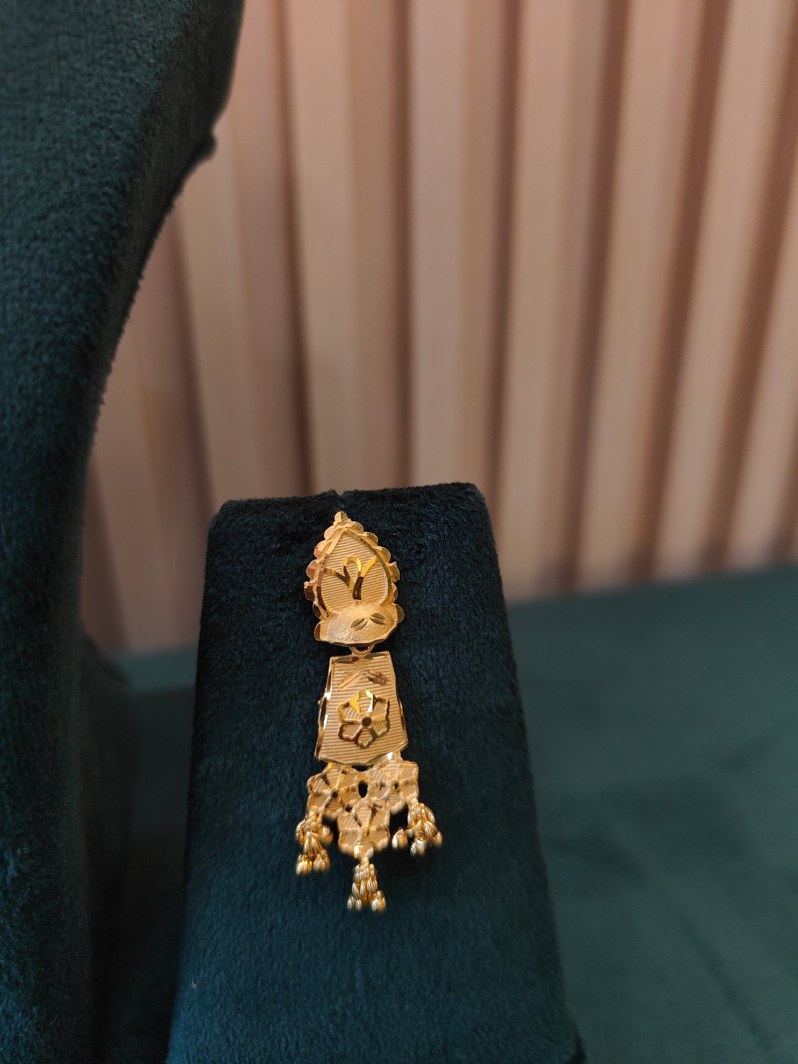 Mesh Bloom Gold Necklace Set