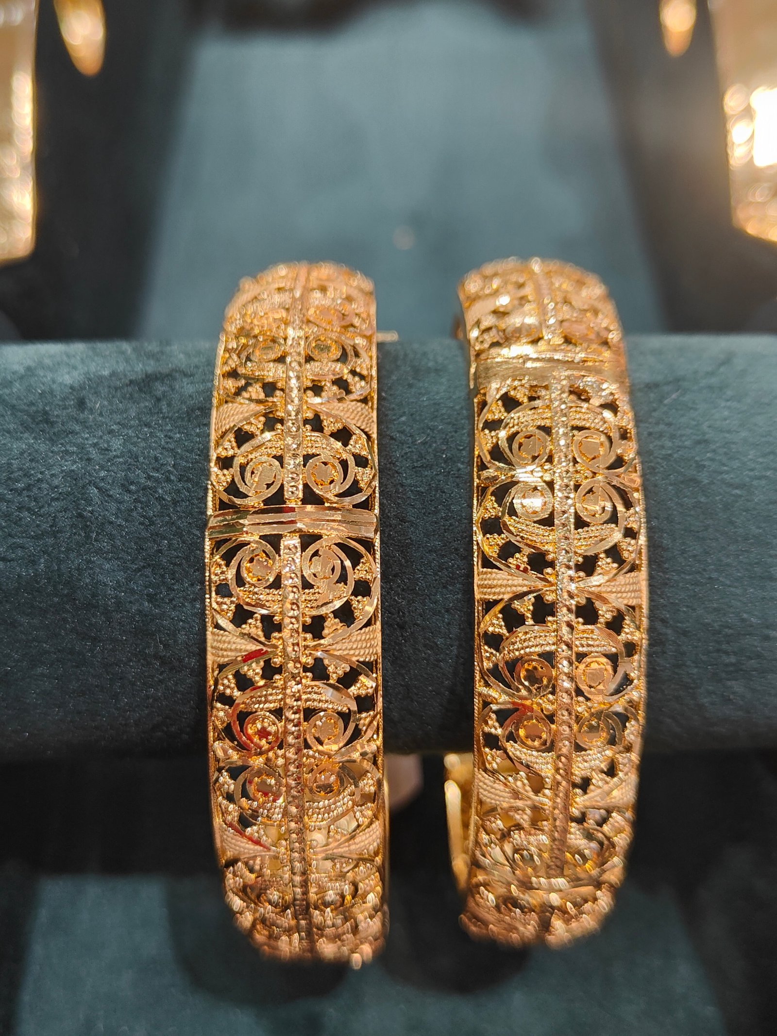 Charming Canopy Gold Bangles