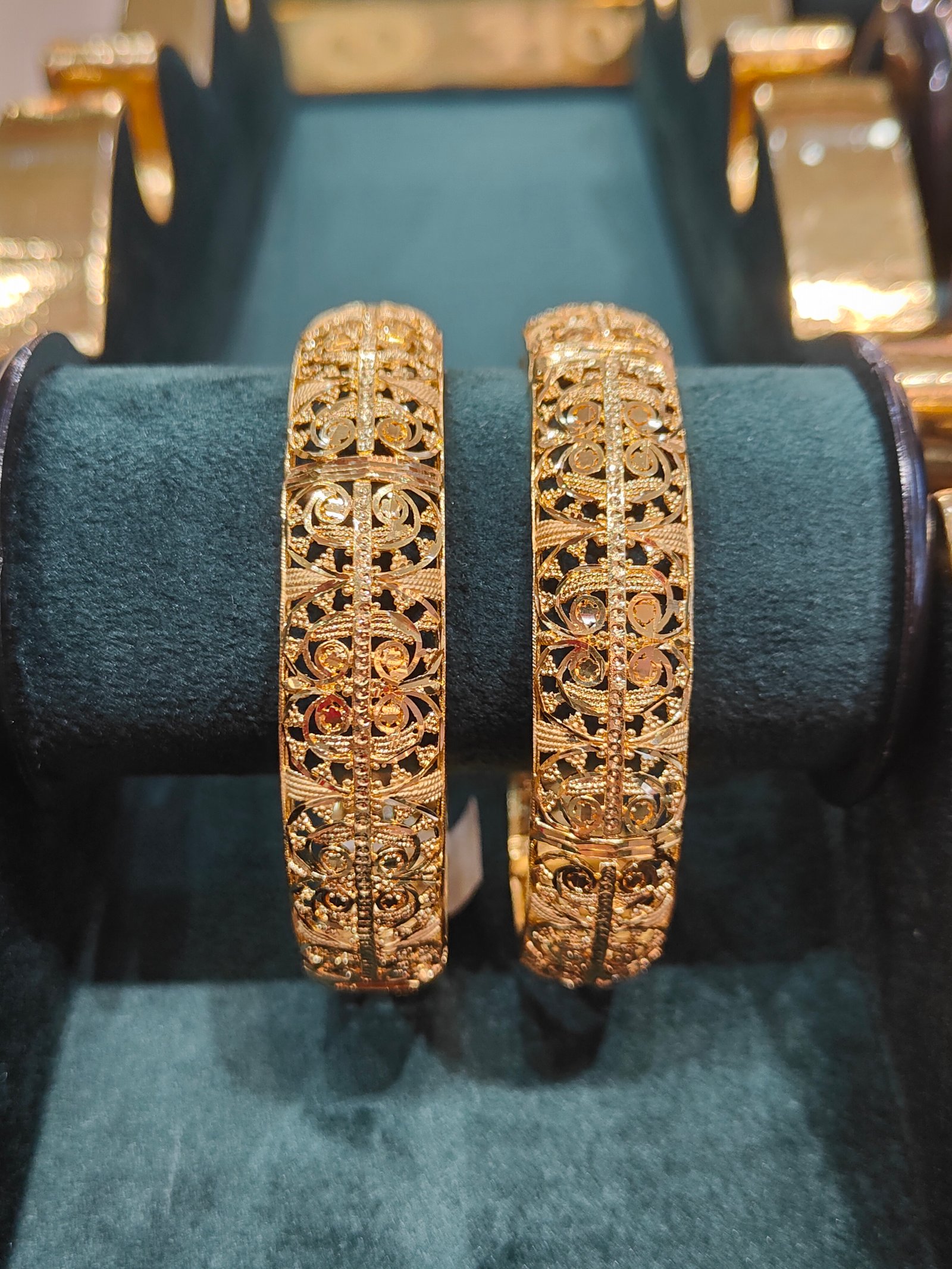 Charming Canopy Gold Bangles