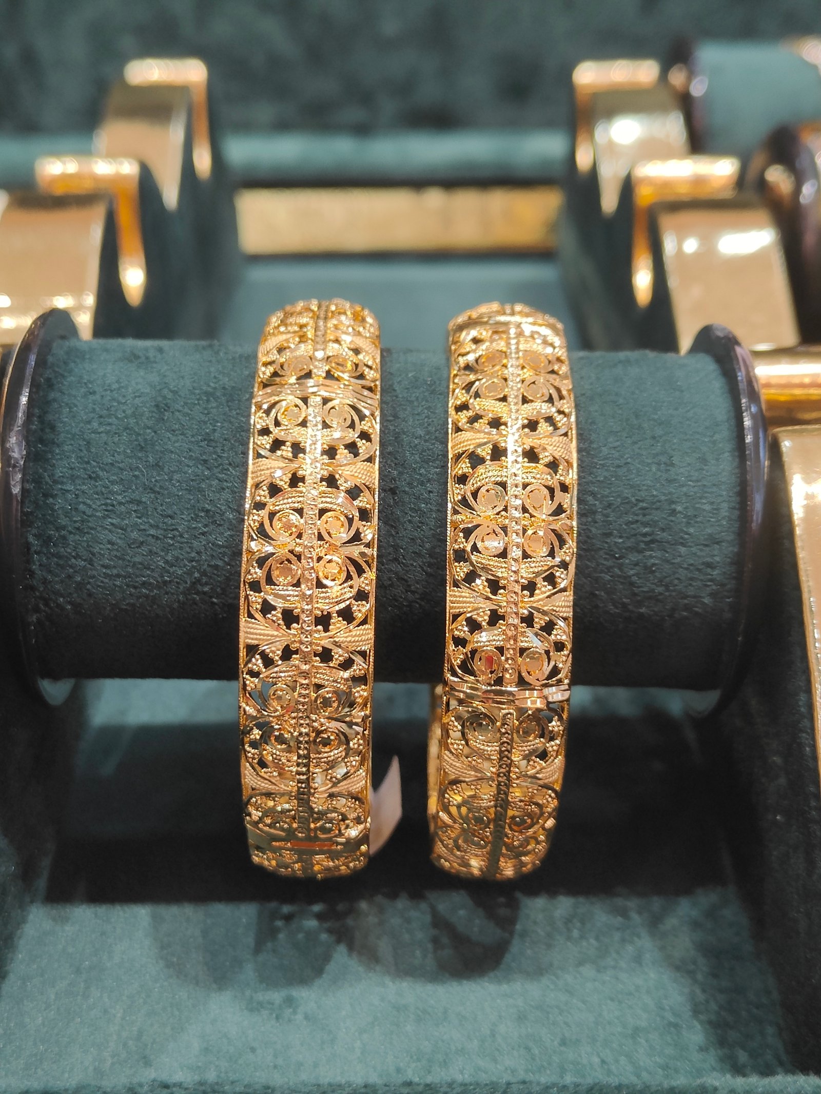 Charming Canopy Gold Bangles