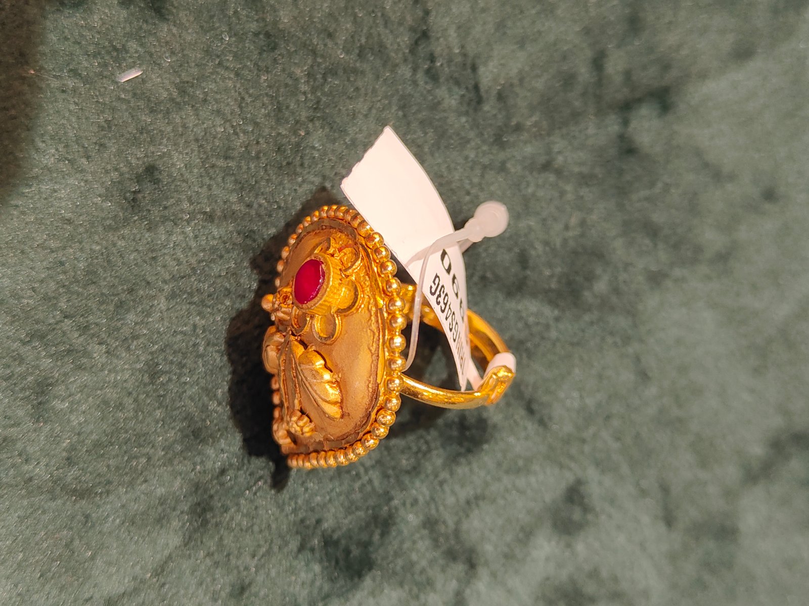 Gilded Petal Gold Ring