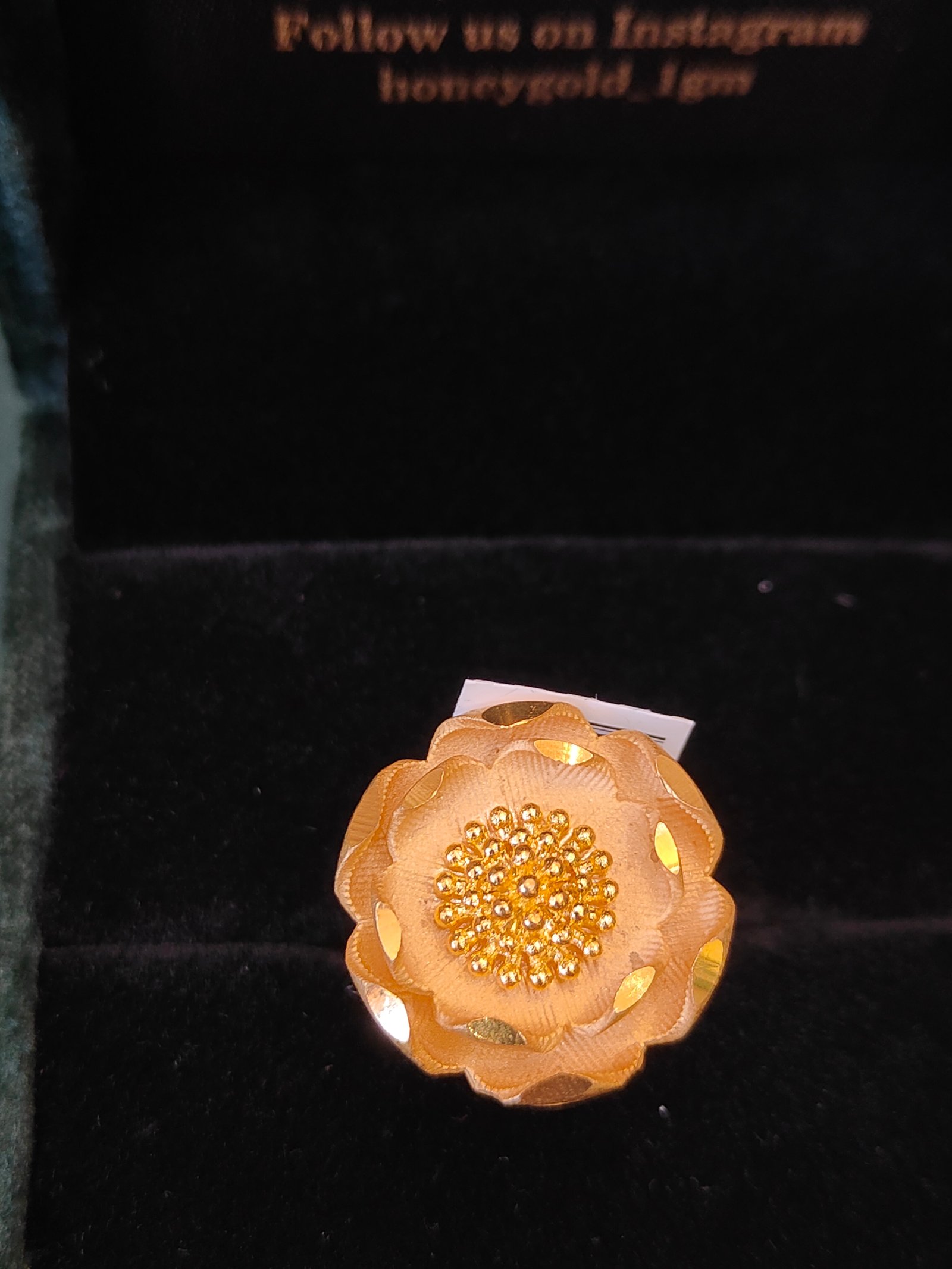Sunflower Heritage Gold Ring