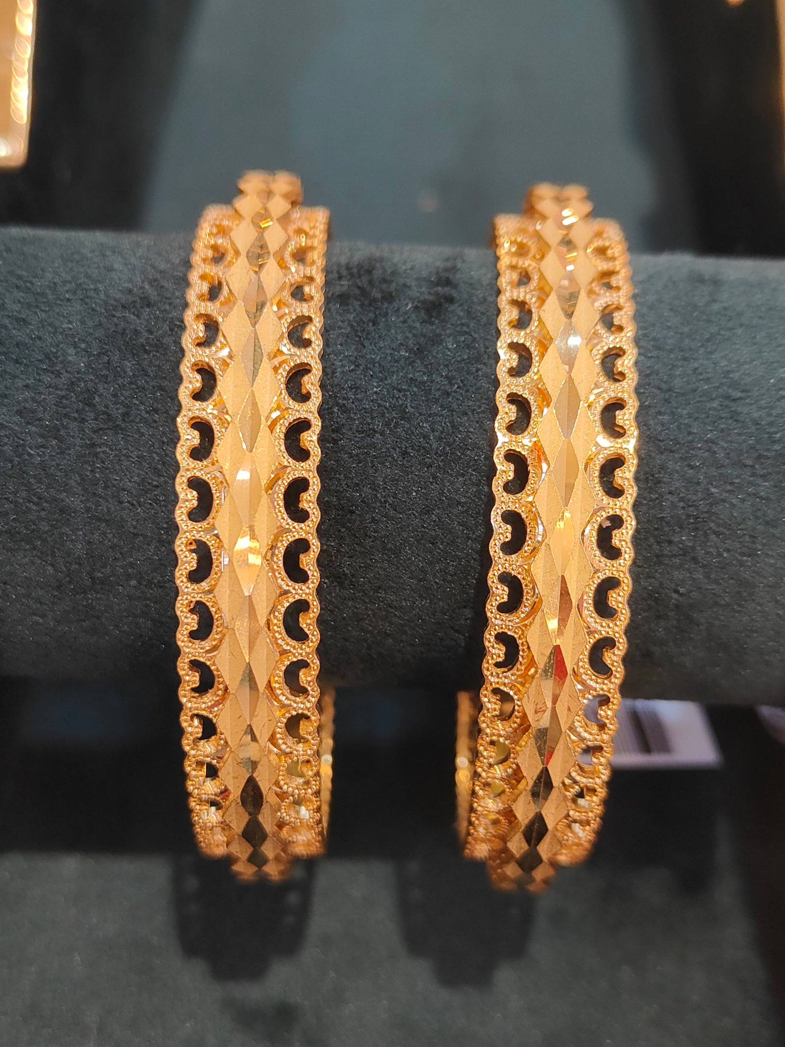 Heart Carving Bangles