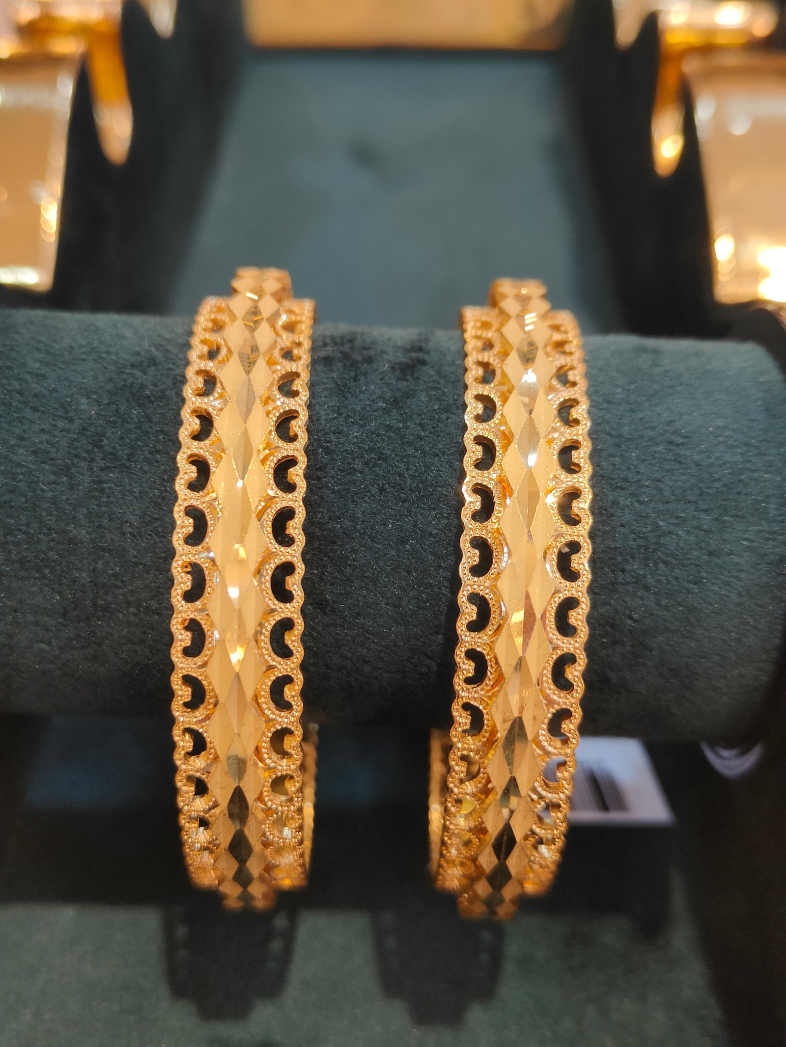 Heart Carving Bangles