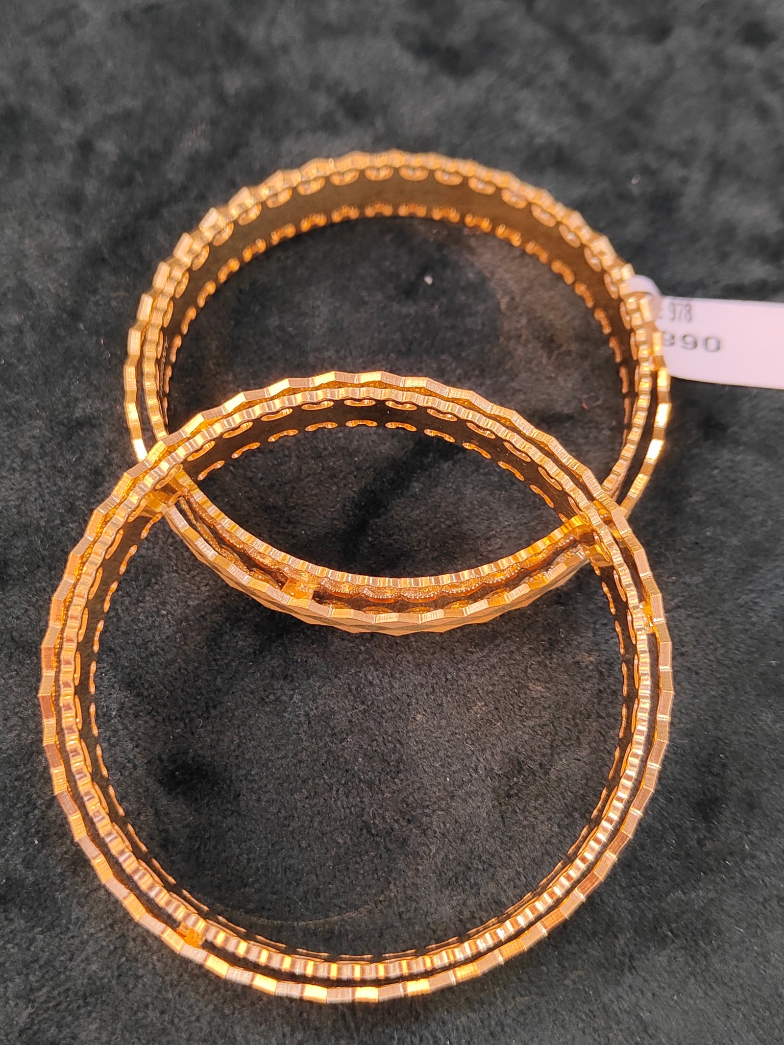 Heart Carving Bangles