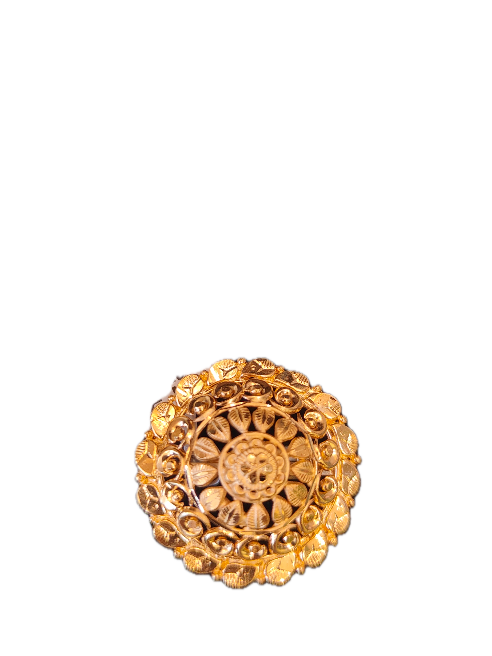 Heavenly Floral Gold Finger Ring
